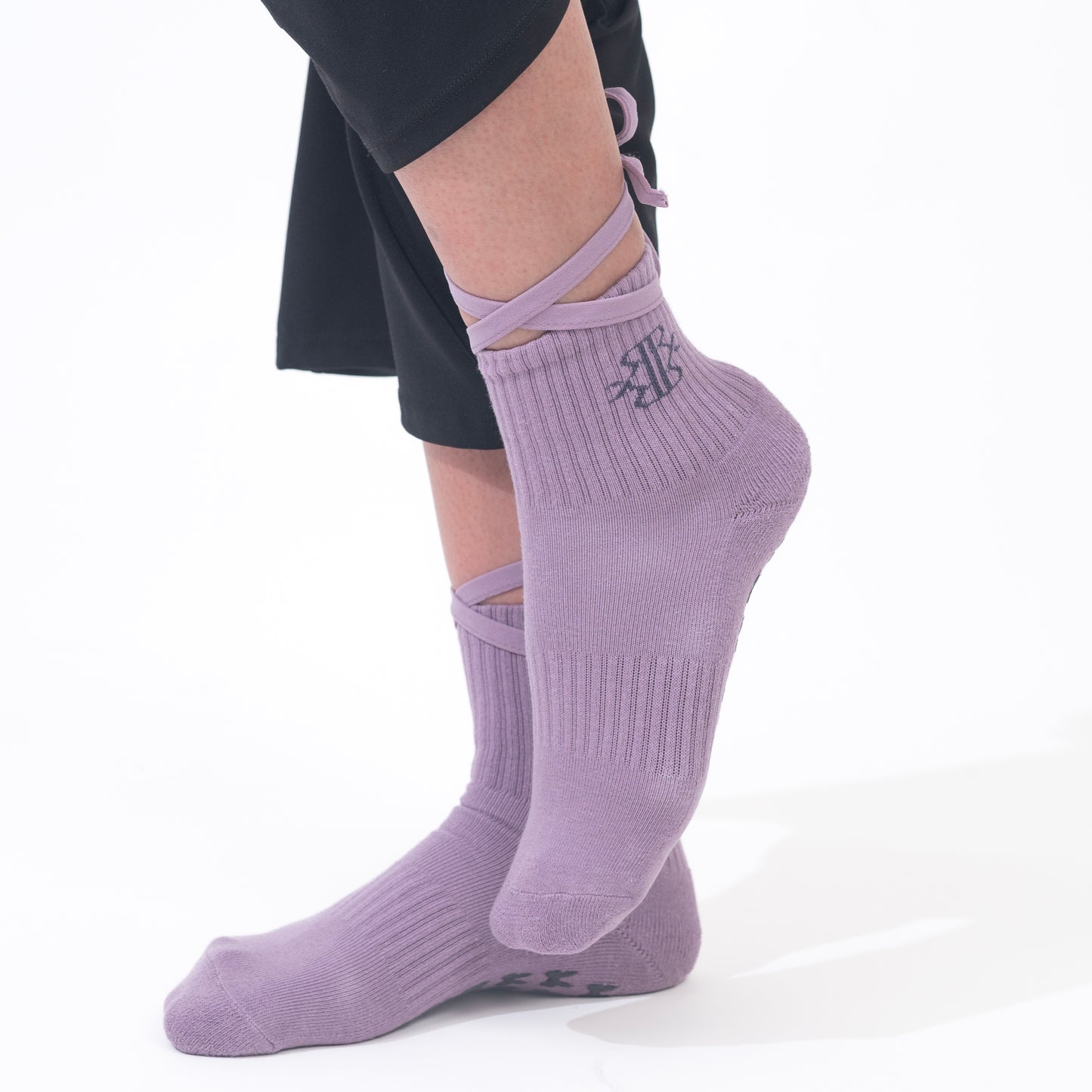Purple Ballet Bloom Socks